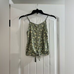 Sunset West Floral Tank Top                       Girls Size - M